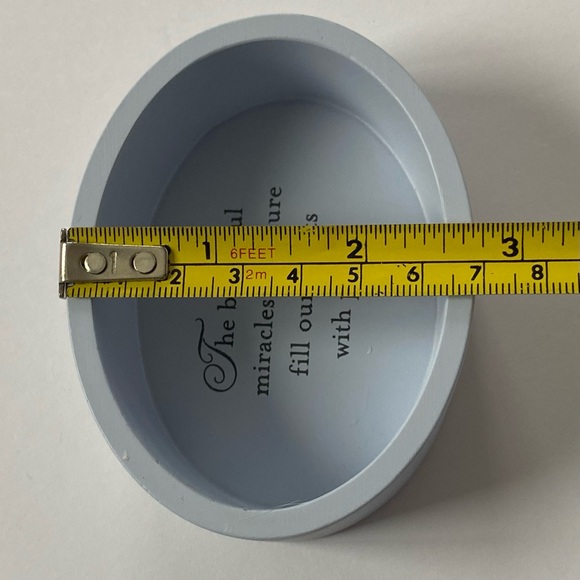 Hallmark Marjolein Bastin Nature’s Sketchbook Trinket Box Pansies Floral Oval - Picture 10 of 15